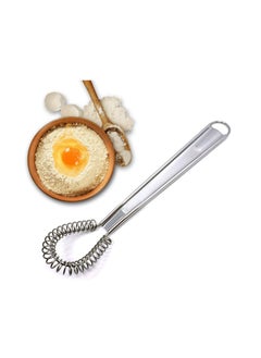 Egg Beater Stainless Steel Mini Spring Coil Whisk Silicone Whisk Hand Held Sauce Stirrer Blender Milk Frother Foamer Coffee Mixer - pzsku/Z92C1FE388BAA89205185Z/45/_/1697436921/382725d0-f38e-4181-95cc-cdcadcbe9242