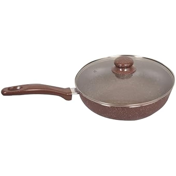 Easy Cook Marble Coated Wok Pan  24Cm  NonStick StirFry Pan With Marble Coating - Image 4