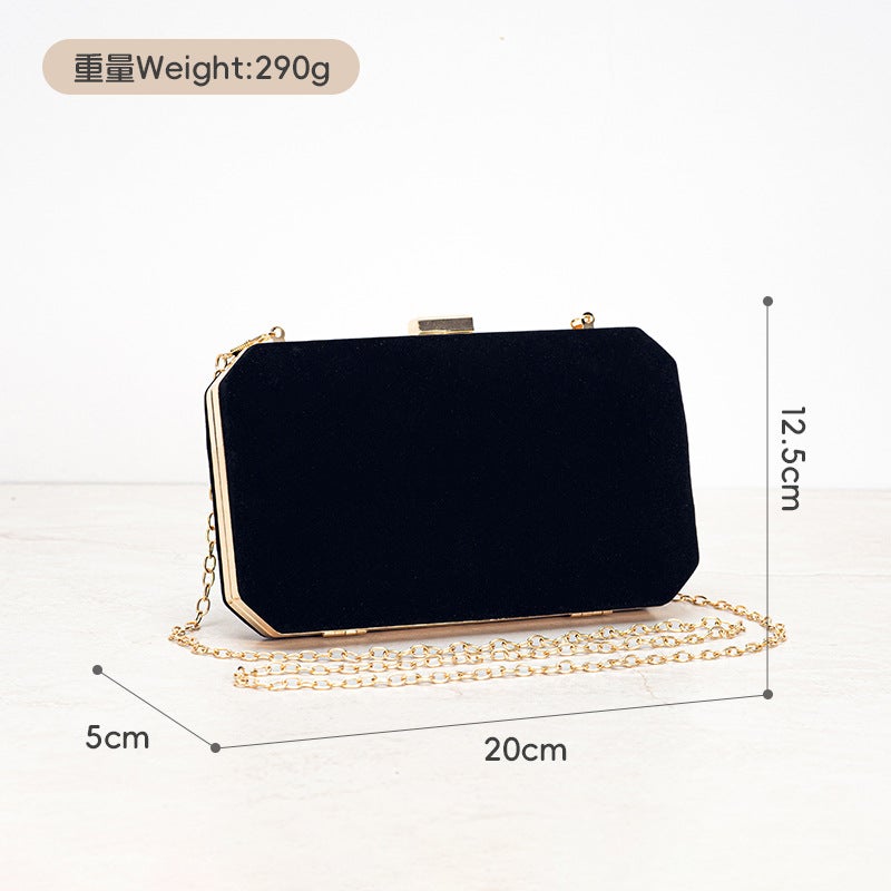 Women'S Evening Clutch For And E-Commerce, Suitable For Dresses And Banquets, Niche Single-Shoulder Hardware Clasp Evening Bag - Image 5