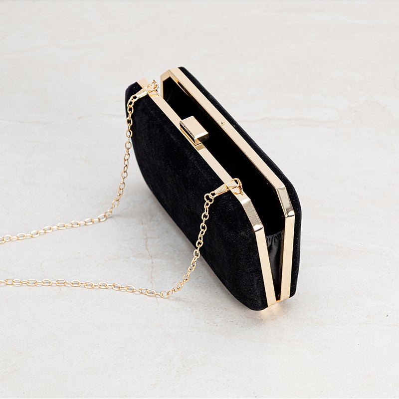 Women'S Evening Clutch For And E-Commerce, Suitable For Dresses And Banquets, Niche Single-Shoulder Hardware Clasp Evening Bag - Image 3