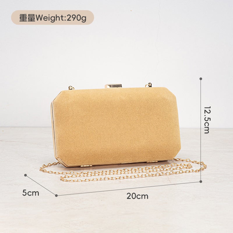 Women'S Evening Clutch For And E-Commerce, Suitable For Dresses And Banquets, Niche Single-Shoulder Hardware Clasp Evening Bag - Image 4