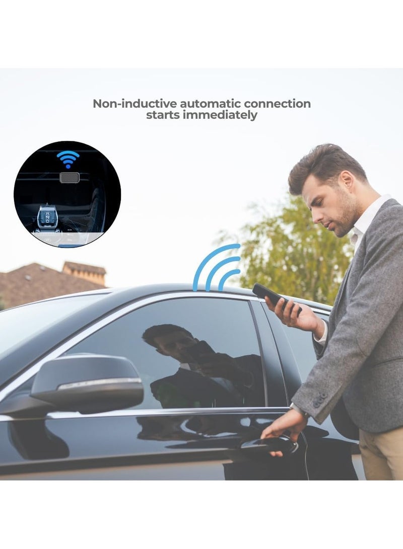 Nanak Wireless CarPlay Adapter – Compatible with USB-A & USB-C,for iPhone & Android – 2-in-1 CarPlay & Android Auto,Plug-and-Play,Converts Wired to Wireless,Fast Auto-Connect,Low Latency,Works with All Car - Image 5
