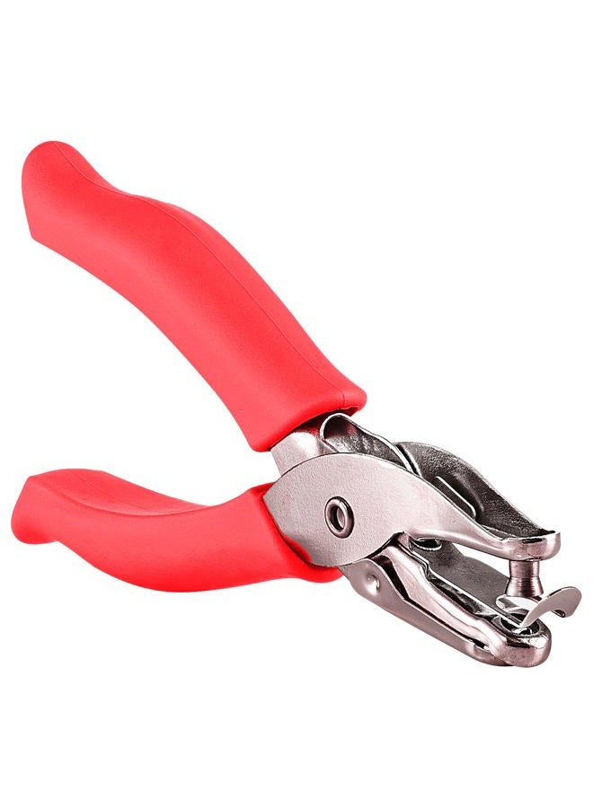 Emraw Premium Single Hole Paper Punch Cushion Grip Heavy Duty Hole Puncher for Greeting Cards Scrapbook Notebook Puncher Craft Paper Hand Tool - Assorted Colors - - Image 1
