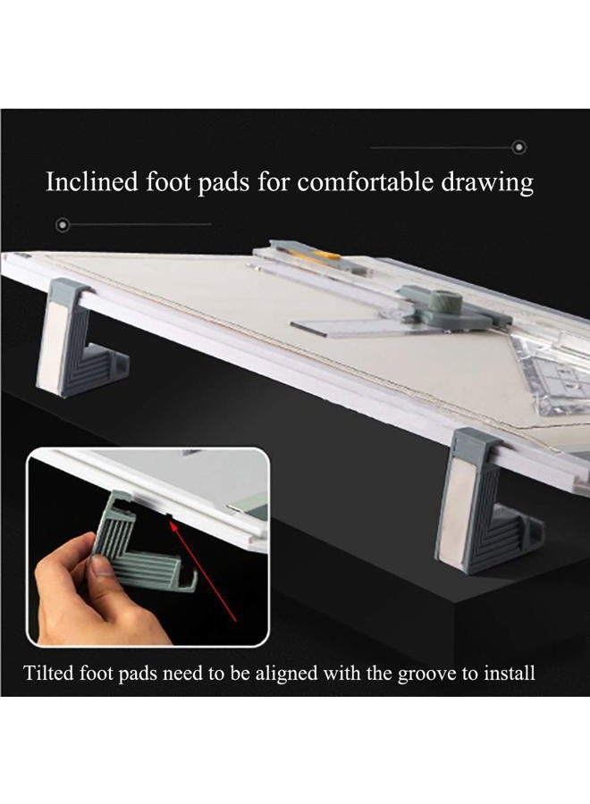 SALEMAR Inch Scale A3 Drafting Table Drawing Board Graphic Architectural Sketch Tool Set - Image 5