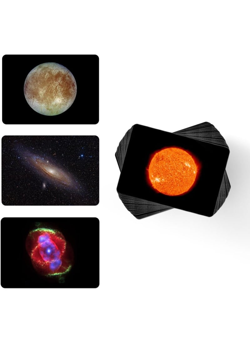 CARDDIA CARDDIA | Astronomical Objects STEM Educational Flashcards (Including Solar System Planets, Minor Planets, Satellites, Galaxies, Clusters, Nebulae...)  - Image 2