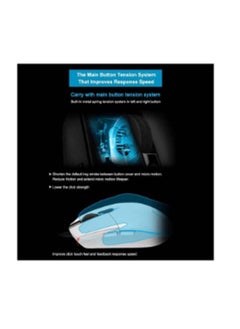 Logitech Logitech G102 Light Sync Gaming Mouse with Customizable RGB Lighting, 6 Programmable Buttons, Gaming Grade Sensor, 8 k dpi Tracking,16.8mn Color, Light Weight (White)  - Image 2