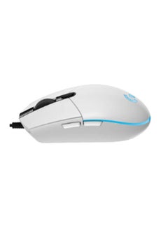 Logitech Logitech G102 Light Sync Gaming Mouse with Customizable RGB Lighting, 6 Programmable Buttons, Gaming Grade Sensor, 8 k dpi Tracking,16.8mn Color, Light Weight (White)  - Image 5