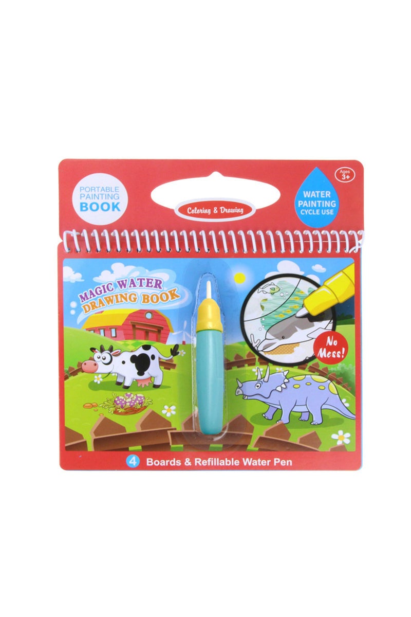 د- عالم الحيوانات: ٨ أنواع، كتاب رسم سحري بالماء وقلم سحري، لوحة تلوين ورسم. هـ-