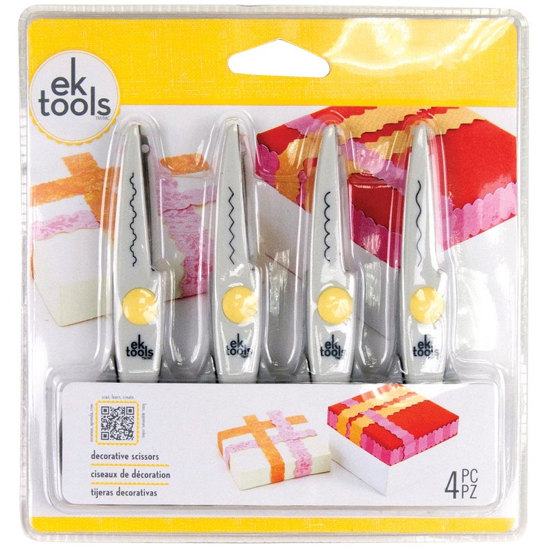 EK tools 4Pack Decorative Scissors