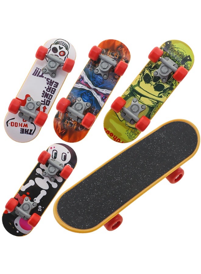 ألواح تزلج للأصابع، مجموعة ألواح تزلج صغيرة للأصابع مكونة من 4 قطع، ألواح تزلج للأصابع، ألواح تزلج صغيرة للعب، ألواح تزلج للأصابع للأطفال، ألواح تزلج للأصابع للعب الحر على الطاولة (لون عشوائي) - Image 4