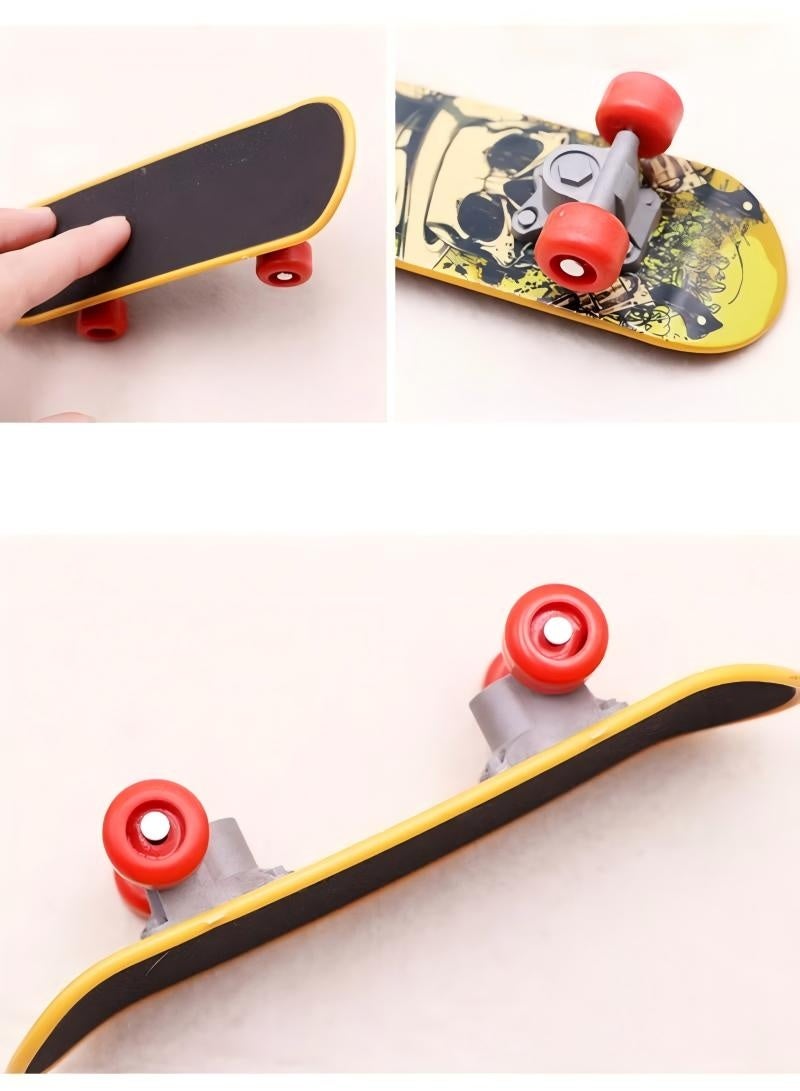 ألواح تزلج للأصابع، مجموعة ألواح تزلج صغيرة للأصابع مكونة من 4 قطع، ألواح تزلج للأصابع، ألواح تزلج صغيرة للعب، ألواح تزلج للأصابع للأطفال، ألواح تزلج للأصابع للعب الحر على الطاولة (لون عشوائي) - Image 2