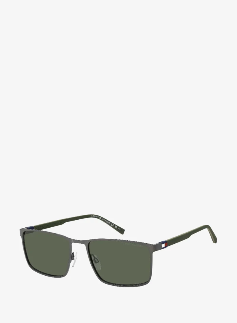 TOMMY HILFIGER TH 2319/S Sunglasses Black Rectangular