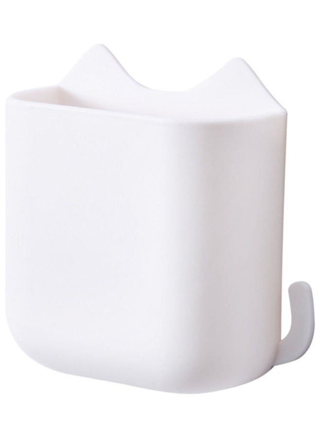 NIBEMINENT Wall-Mounted Storage Box White