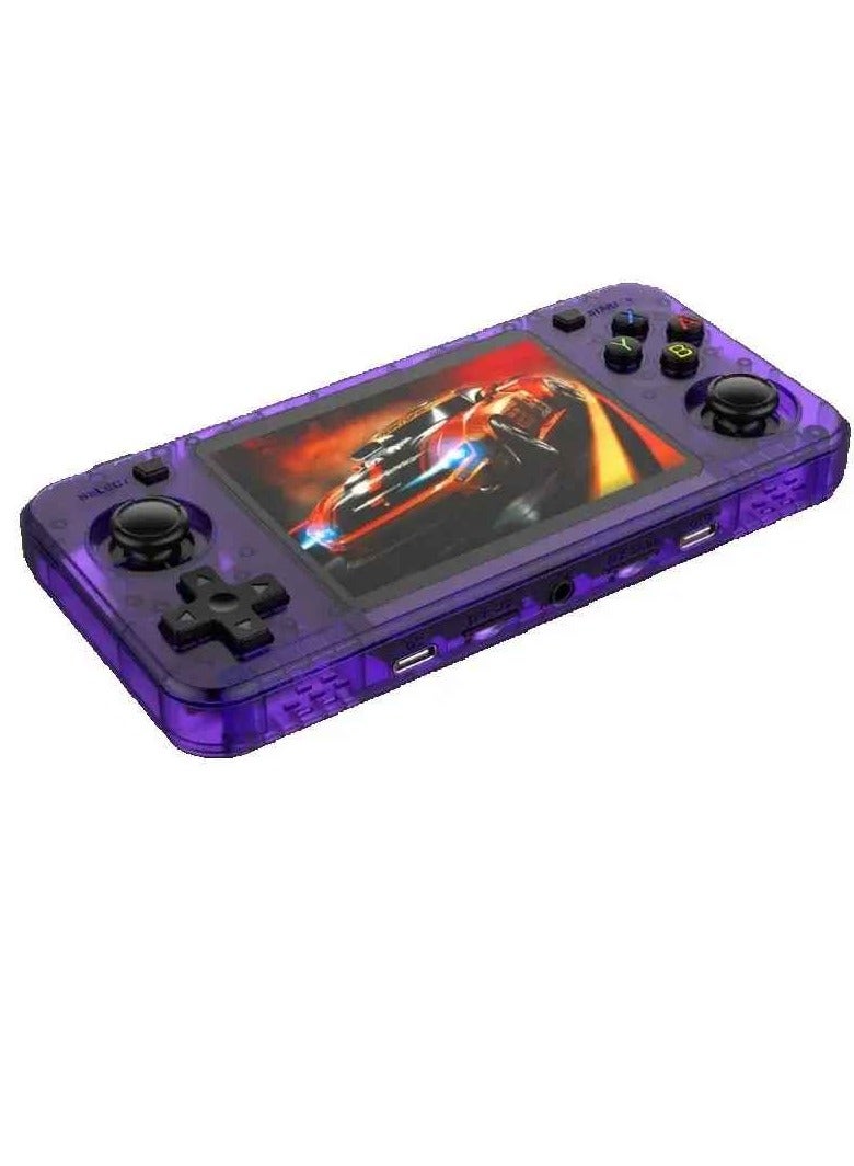 Portable Handheld Video Game, Retro Video Game Console With 21000 Games, Compact And Portable IPS Screen Portable Pocket Video With Long Battery Life, (1pc, Purple, 128G) - Image 1