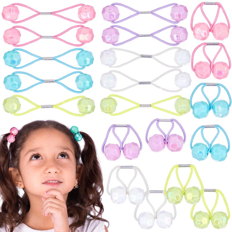 Expressions 20pc Ponytailers Ponytail Balls Hair Elastics16mm DiamondValue Pack - Image 3