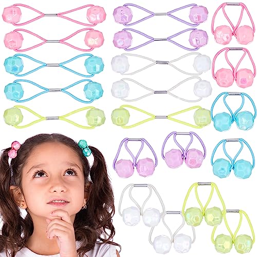 Expressions 20pc Ponytailers Ponytail Balls Hair Elastics16mm DiamondValue Pack - Image 1