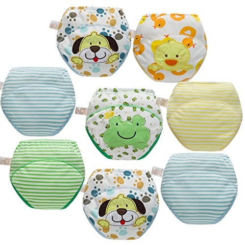 Skhls Baby Toddler Thick Absorbent Potty Training Pants Underwear (2T, 8pcs Boys) - Image 1