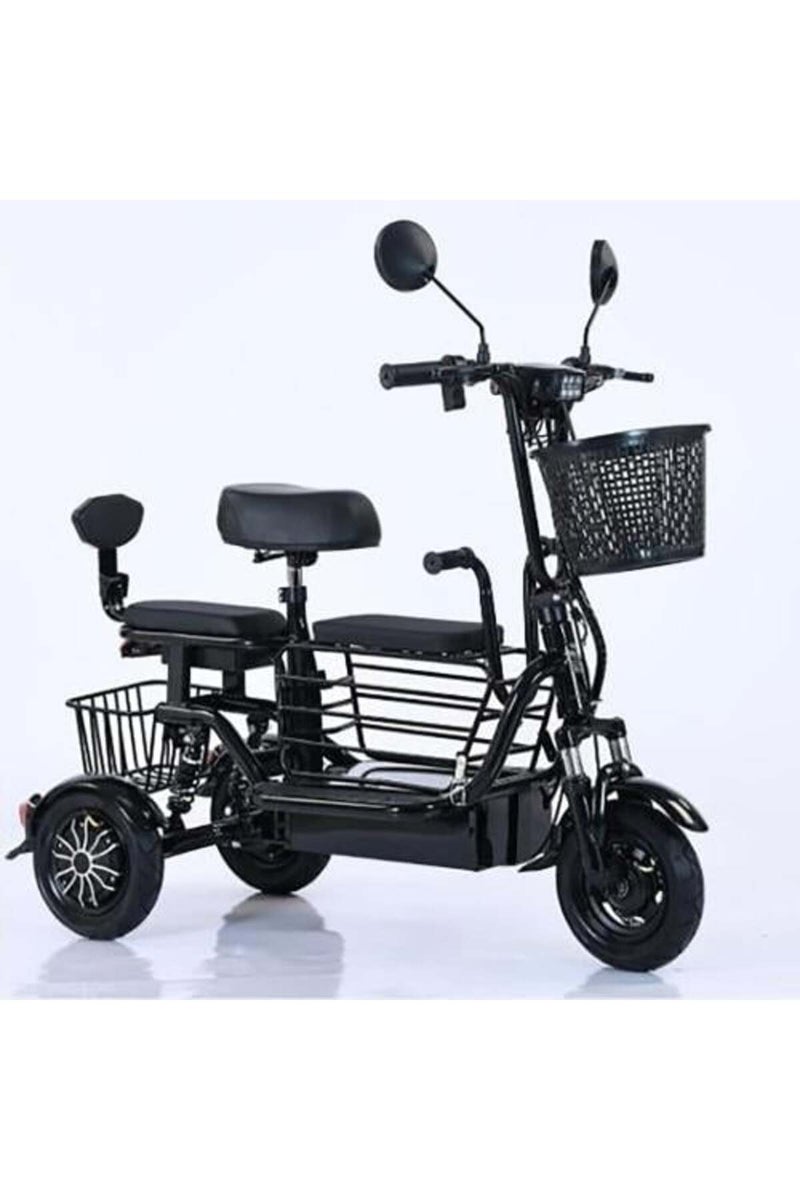 Electric Mobility Scooter for Adults - Black, 3 Wheels - Image 1