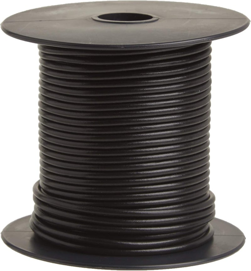 Woods Southwire 55666623 Primary Wire 16Gauge Bulk Spool 100Feet Black - Image 1