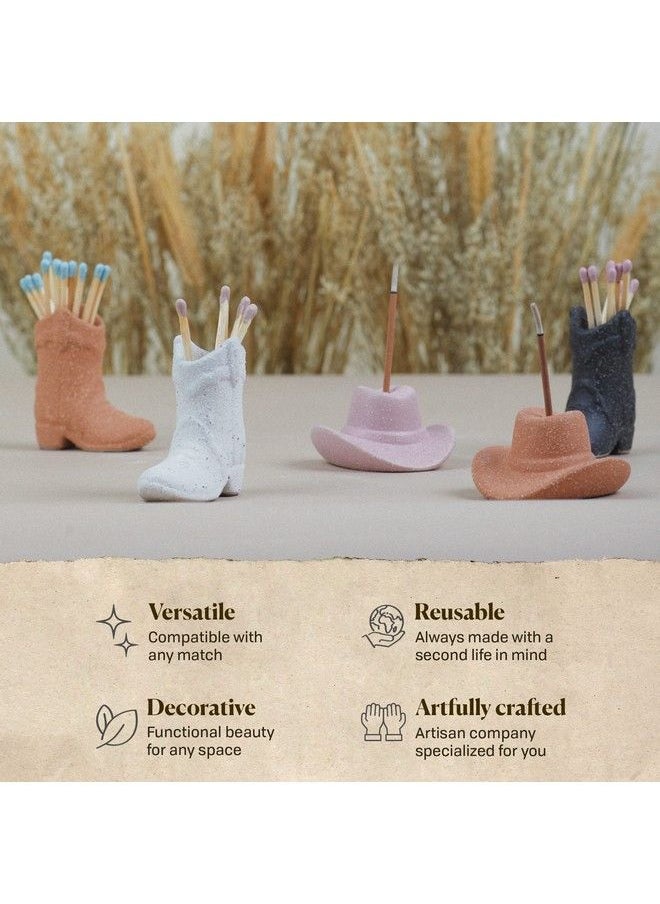 Paddywax Cowboy Hat Incense Holder Pink  - Image 4
