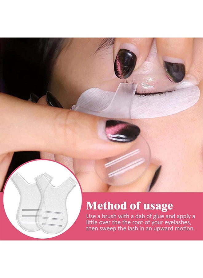 Depend 30 Pieces Y Lash Lift Tool Y Shape Eyelash Brush Comb Lash Perm Lift Brush Silicone Grafting Eyelash Lift Brush For Eyelash Extension Makeup Tool (Clear Color)  - Image 5