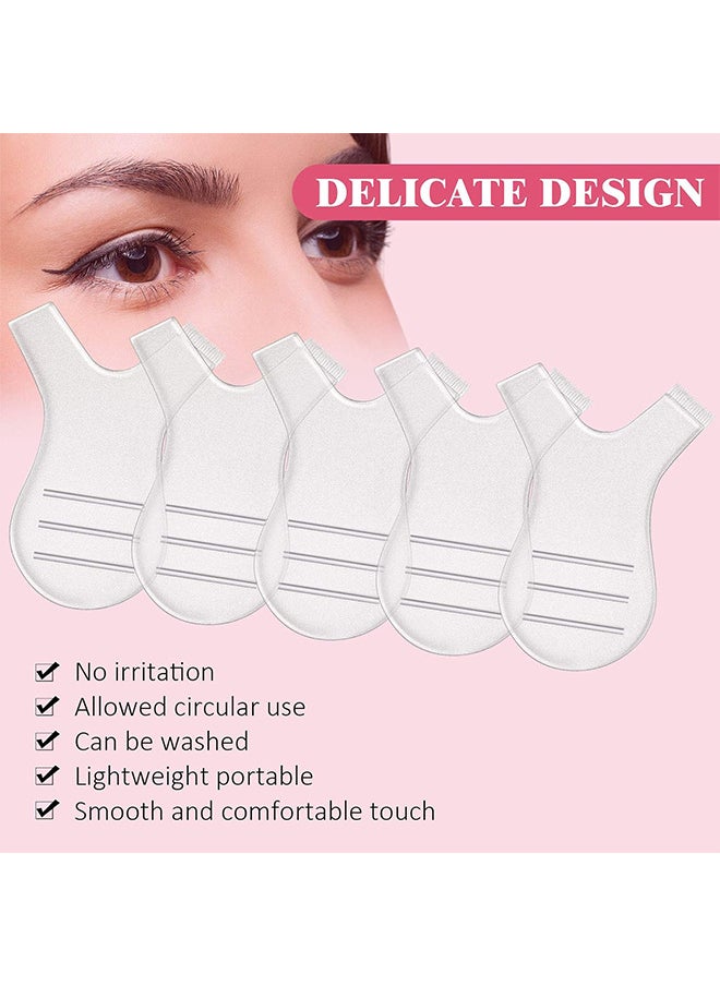 Depend 30 Pieces Y Lash Lift Tool Y Shape Eyelash Brush Comb Lash Perm Lift Brush Silicone Grafting Eyelash Lift Brush For Eyelash Extension Makeup Tool (Clear Color)  - Image 4