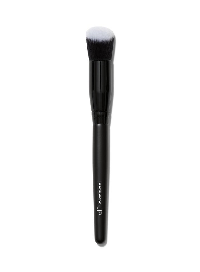 elf e.l.f. Camo Liquid Blush Brush, Angled Blush Brush Ideal For Applying & Blending Colors On Cheeks, Soft, Dense Bristles, Vegan & Cruelty-free - Image 1