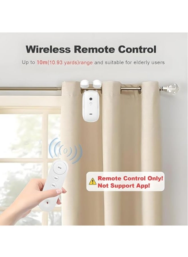 روبوت ستائر ذكي لفتح الستائر تلقائيًا مع جهاز التحكم عن بُعد فقط، محركات عالية الأداء محسّنة، روبوتات ستائر ل baar رومان، مسارات على شكل T أو U. - Image 4