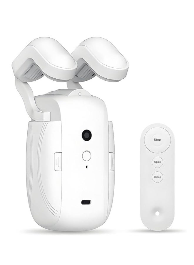 روبوت ستائر ذكي لفتح الستائر تلقائيًا مع جهاز التحكم عن بُعد فقط، محركات عالية الأداء محسّنة، روبوتات ستائر ل baar رومان، مسارات على شكل T أو U. - Image 1