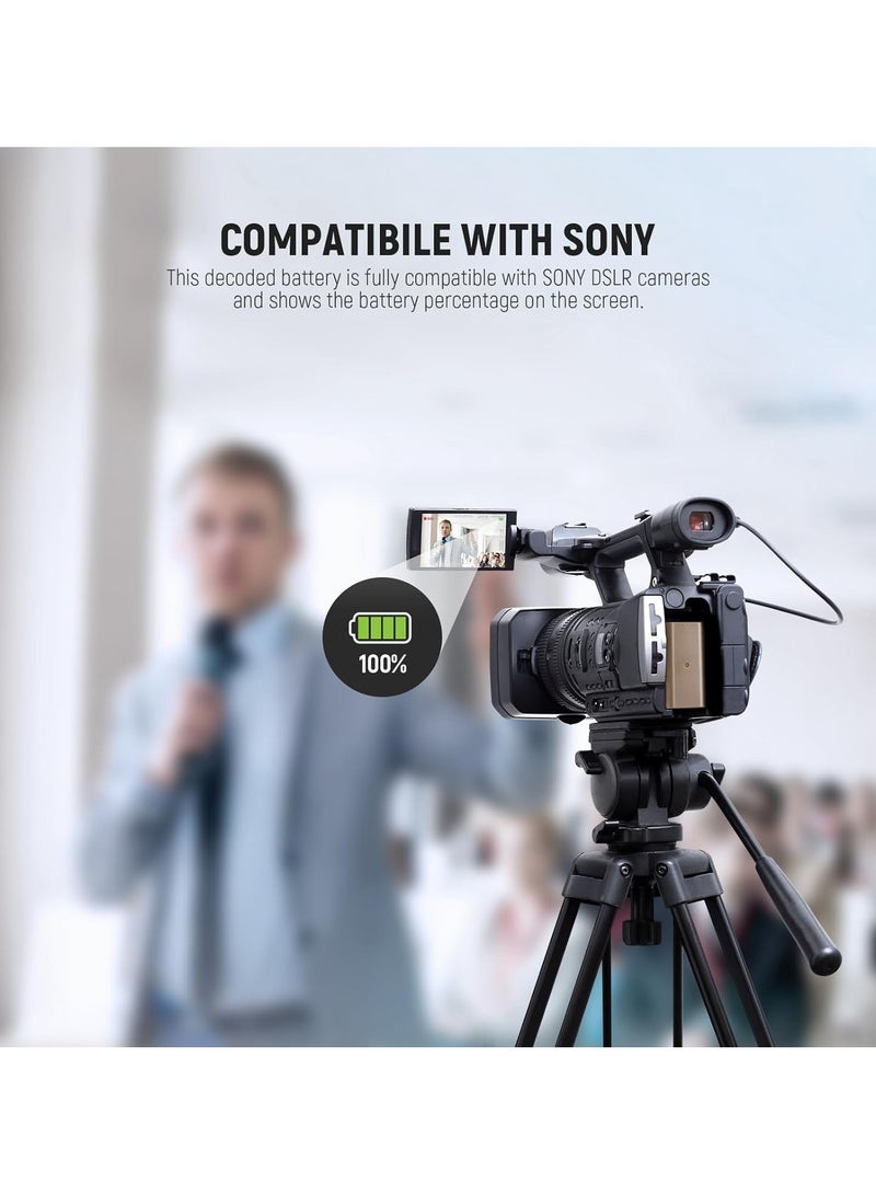 Neewer NEEWER TNP-F750 7000mAh NP-F750 Battery with Type-C Power Port | High-Capacity Rechargeable Lithium Battery for LED Lights, Monitors, and Cameras - Image 4