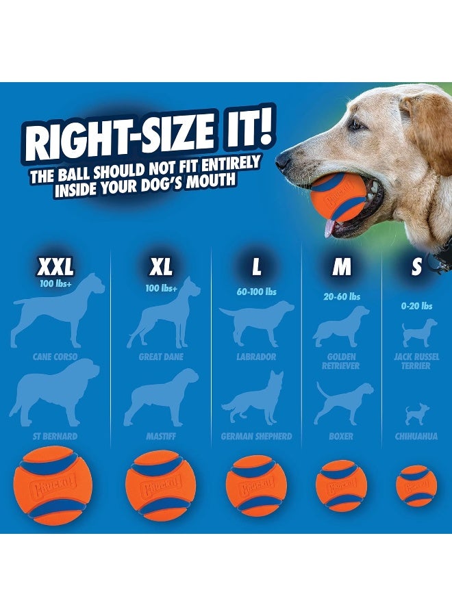 Chuckit! Ultra Ball Dog Toy, Balls for Dogs to Fetch, Durable Rubber, Small 2-inch, Pack of 2 - Image 4