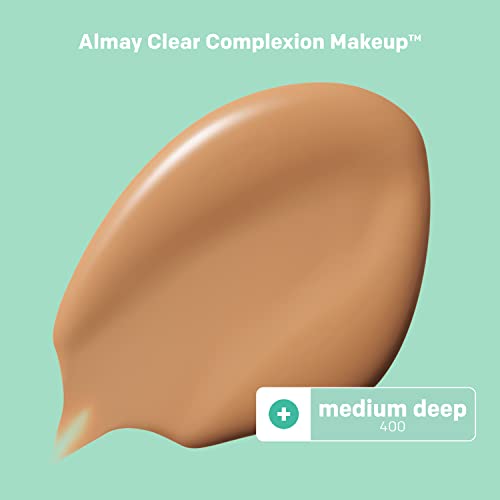 Almay Clear Complexion Acne Blemish Spot Treatment Concealer Makeup with Salicylic Acid Lightweight Full Coverage Hypoallergenic FragranceFree for Sensitive Skin 400 MediumDeep 03 fl oz - Image 5