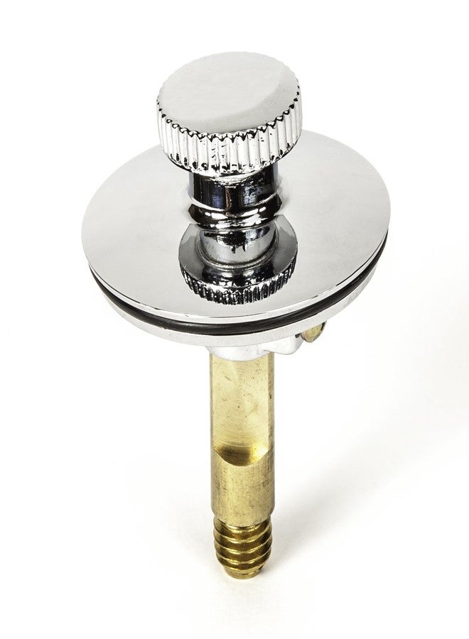 PermaFLOW PF WaterWorks Universal Lift n Turn (Twist Close) Bath Tub/Bathtub Drain Stopper includes 3/8" and 5/16" Fittings; Chrome; PF0950-CH-LT-S - Image 2