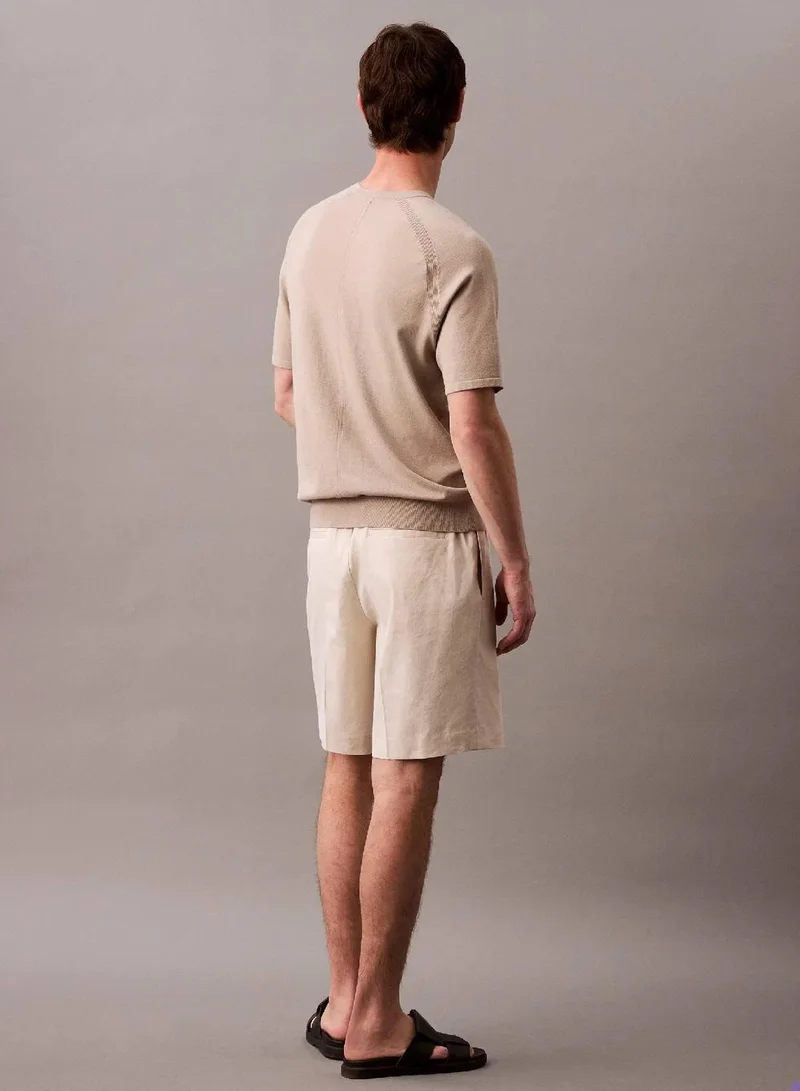 CALVIN KLEIN Linen Lyocell Shorts
