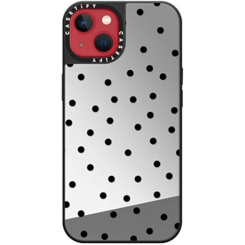 كاستيفي كاسيتي جراب عاكس لموبايل ايفون 13 【عاكس / حماية من السقوط بطول 5 قدم/ متوافق مع ماج سيف】 - دلاية فوضوية - فضي على اسود - Image 5