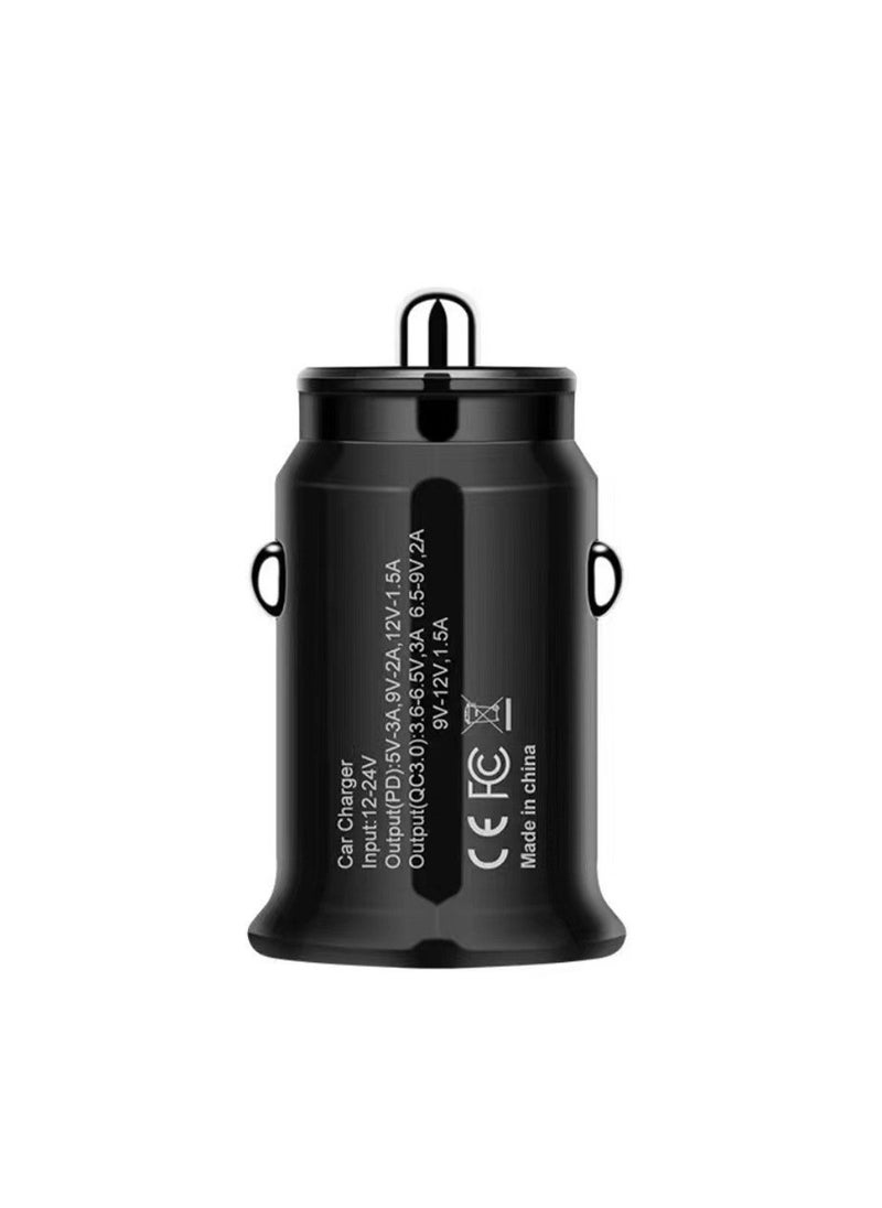 Luttec USB C Car Charger Adapter  Double Port 12-24V, Lighter USB A Charger for Auto Fast Charging Phone Tablet Charge for iPhone Pro Max iPad Pro Samsung Galaxy Xiaomi Pixel  - Image 4
