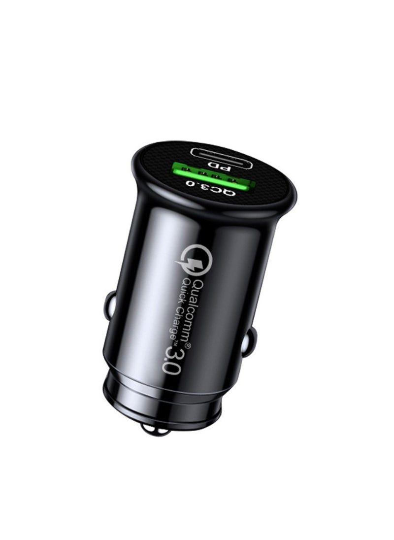 Luttec USB C Car Charger Adapter  Double Port 12-24V, Lighter USB A Charger for Auto Fast Charging Phone Tablet Charge for iPhone Pro Max iPad Pro Samsung Galaxy Xiaomi Pixel  - Image 2