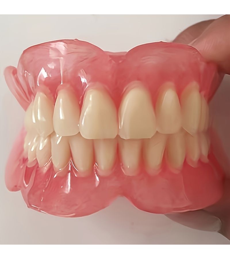 Denture Bite Block Set Full Arch Temporary Tooth Patch Tooth Loss Cover Up Aesthetic Comfortable Easy to Wear - Image 5