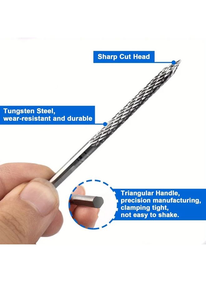 3 Pack Tire Reamer Drill Bits 3mm 4 5mm 6mm Tungsten Steel Car Repair Tool - Image 2