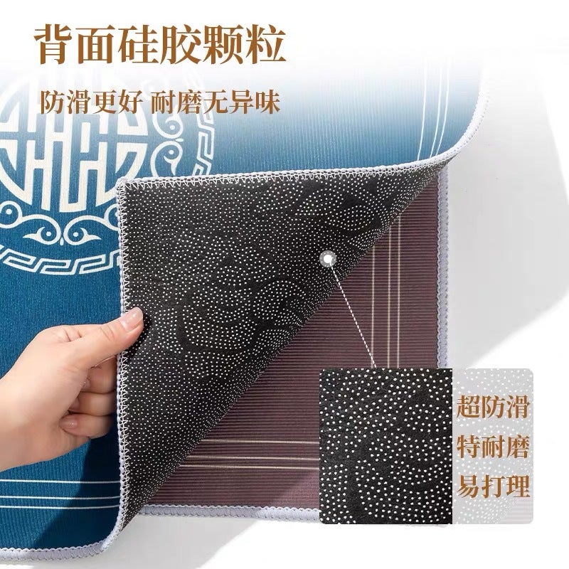 New Chinese-Style Mahjong Mat, Silent Non-Slip Mat, Card Mat, Mahjong Table Mat, Household Dirt-Resistant, Easy To Care For, Card Shuffling Machine Mat, - Image 4