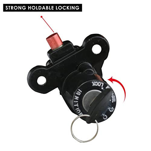 NIKAVI IGLCK08 Ignition Lock Set Compatible for TVS Star Sports - Image 4