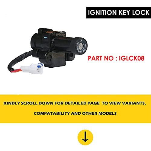 NIKAVI IGLCK08 Ignition Lock Set Compatible for TVS Star Sports - Image 2