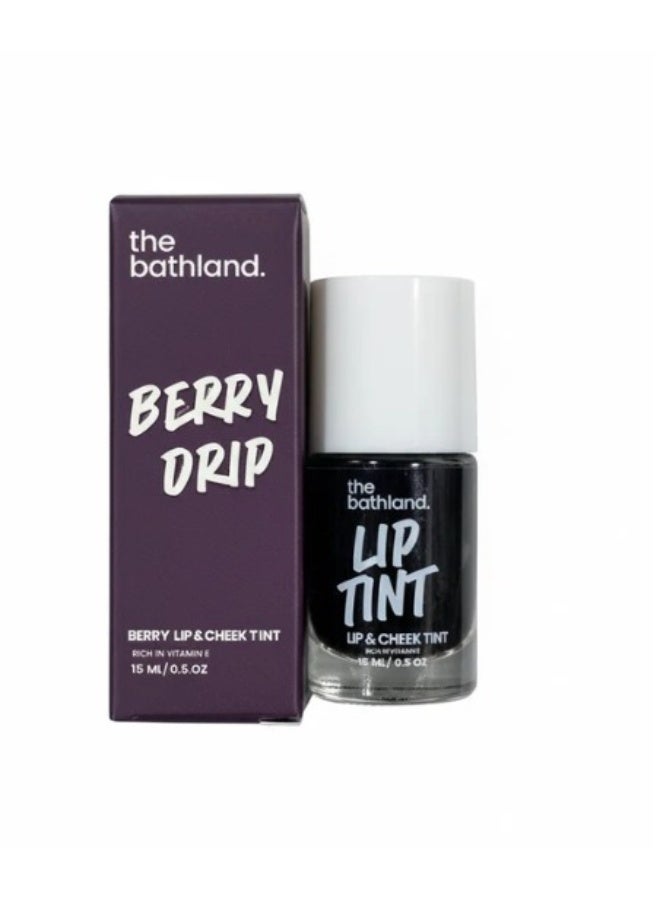 the bath land Berry Drip Lip &Cheek tint 15ml - Image 1