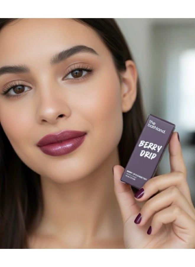 the bath land Berry Drip Lip &Cheek tint 15ml - Image 3