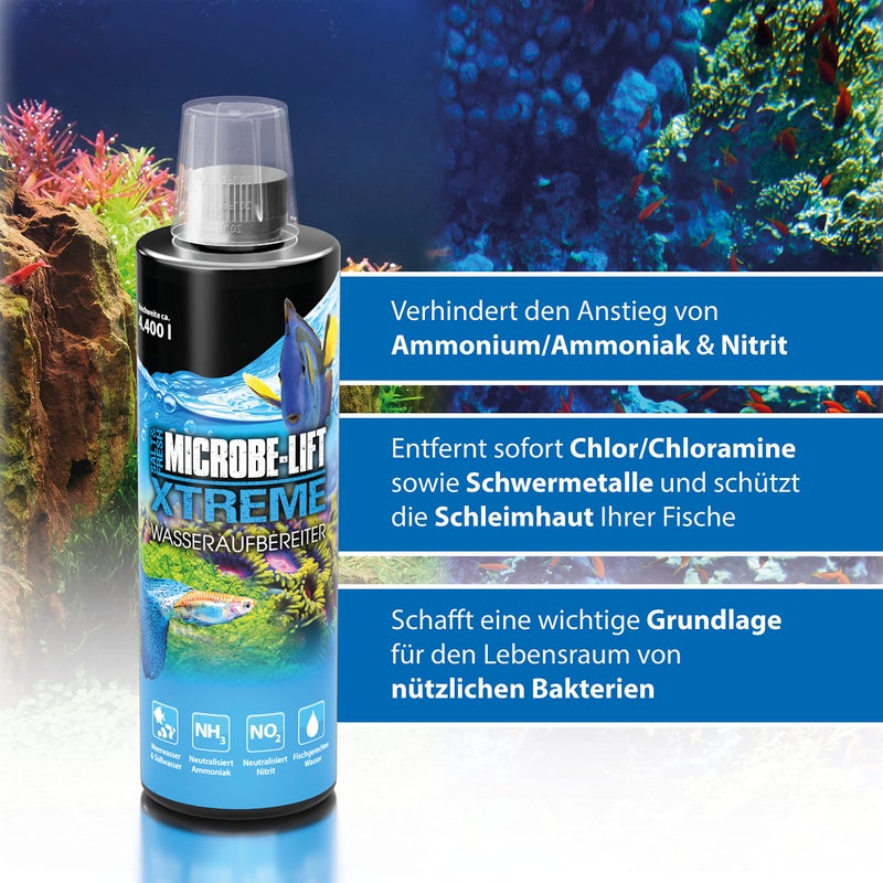 Arka MICROBE-LIFT XTA16 Xtreme Water Conditioner Treatment for Aquariums and Fish Tanks, 16 Ounces - Image 1