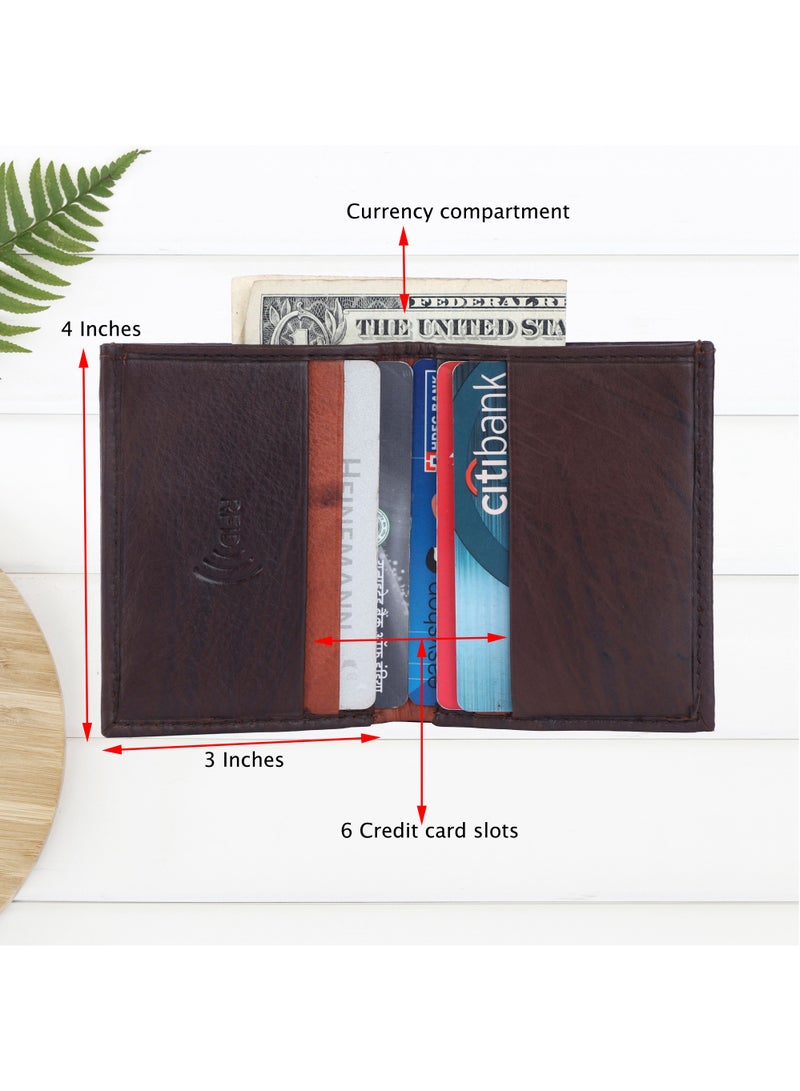 LAVERI LEATHER Laveri Genuine Leather Designer Card Holder Wallet With RFID Protection 4386  - Image 2