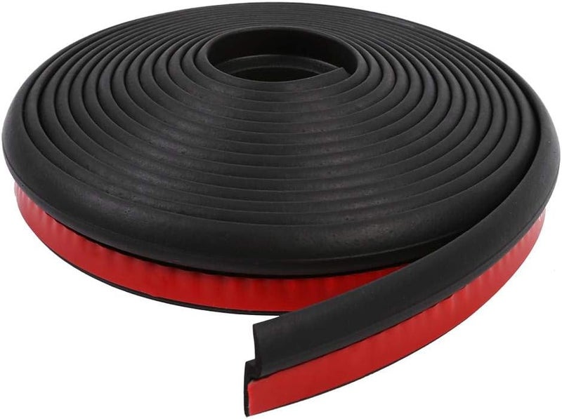 Keenso Shape Rubber Seal Protector Guard Strip - 4M Car Door Weatherstrip - Image 1
