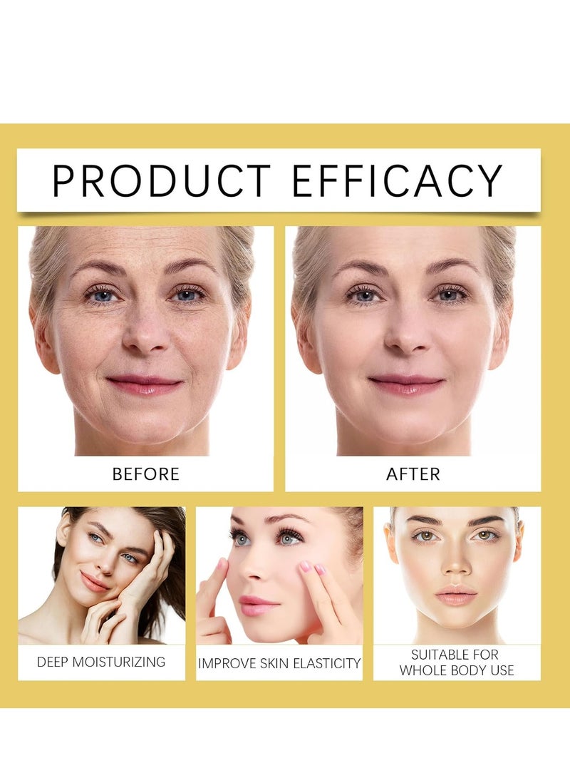  اوساورا زيت الجسم الفاخر لشد الجسم ، زيت لامع للجسم ، شد البشرة المترهلة ، ترطيب وشد البشرة ، مرطب للجسم للذراعين والصدر ، تحسين الخطوط الدقيقة 100 مل - Image 2