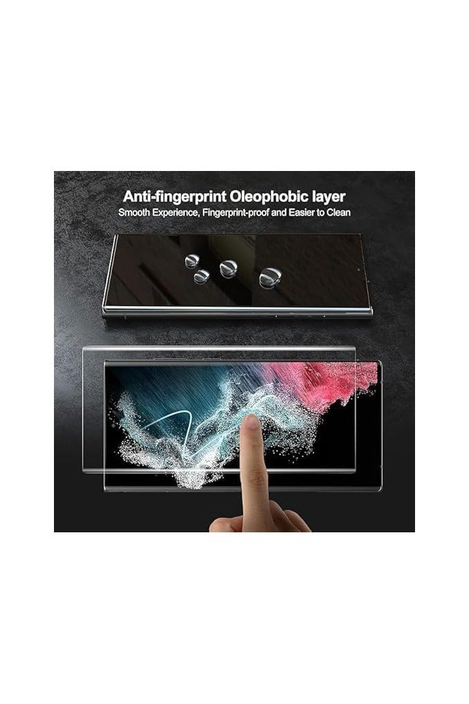 UV Privacy Screen Protector for S25 Ultra, Full Coverage, with Fingerprint Sensor Compatibility - Image 3