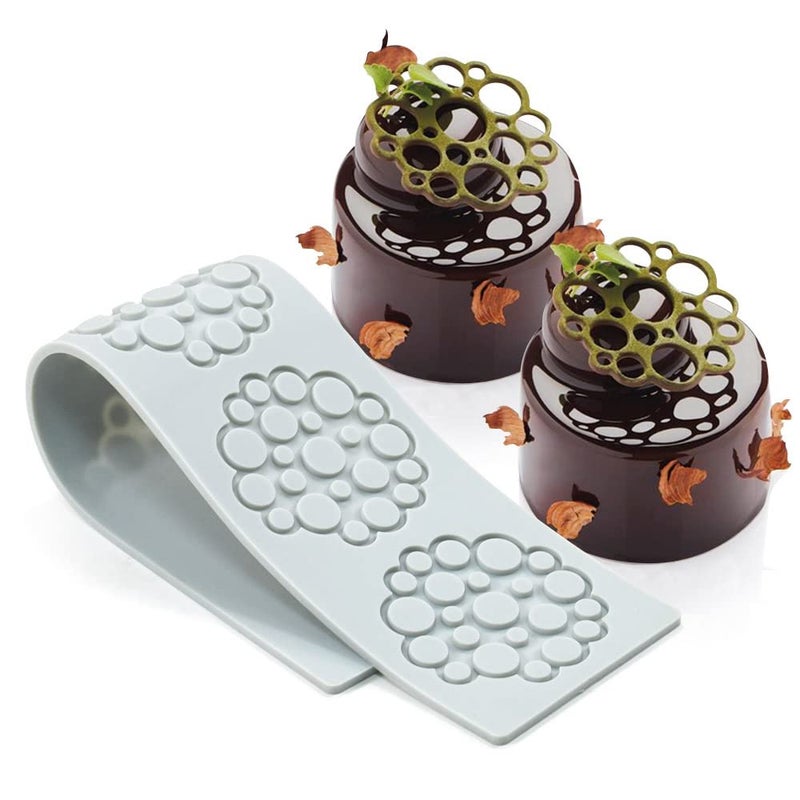 Hollow Leaf Silicone Molds Lover Heart Chocolate Molds Geometry 3D Silicone Mould Chocolate Candy Leaf Mold Sugar Craft Cake Decoration Cupcake Top A_Flower_1112  24  012inch